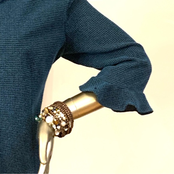 Jacket (Teal & Black hounds tooth)  Size 14P - Picture 4 of 15